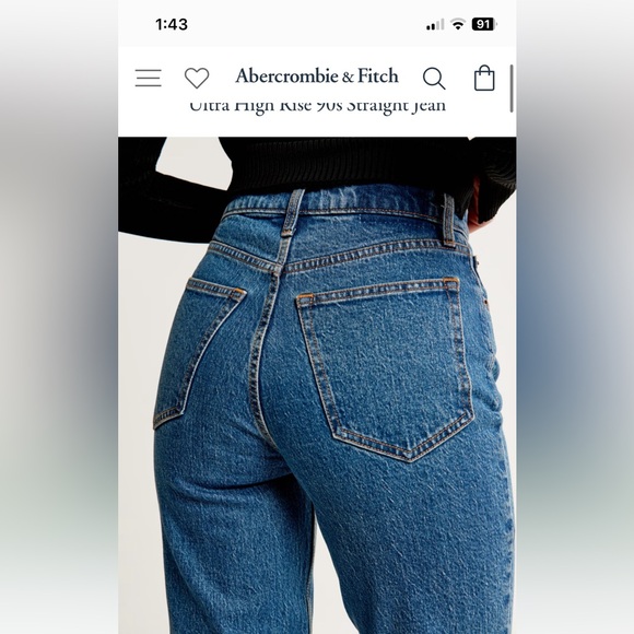 Abercrombie & Fitch Denim - Abercrombie & Fitch The 90’s Straight Jeans
